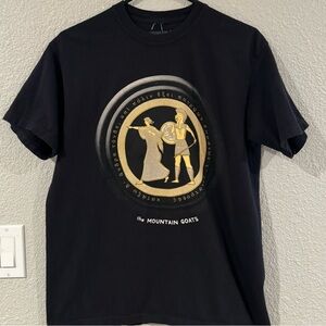 The Mountain Goats brand new black T Shirt. Size Medium